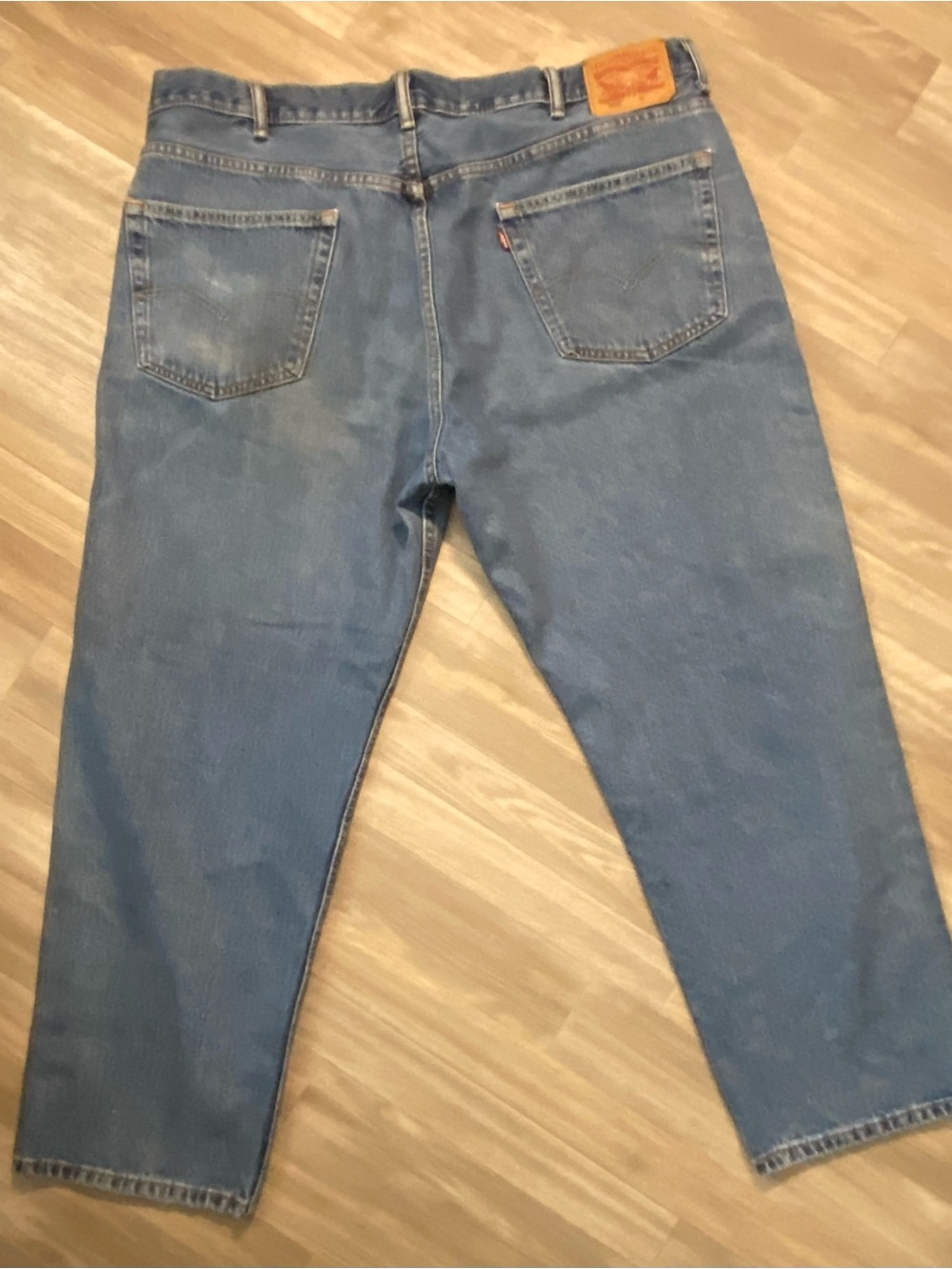 Levi's Jeans Light Wash 550 Relaxed Fit Tapered Leg Blue Denim Men's 44x30